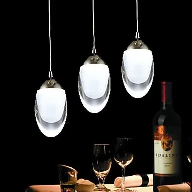 

3Wx3 LED Light crystal chandelier Pendant Lamp for Living Room Bar Saloon Dining Room Pendant Lights Free shipping