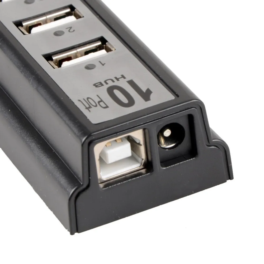 10 портов USB 2 0 HUB с питанием переменного тока периферийные устройства для