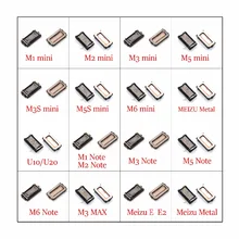 2x Динамик для наушников Динамик для MEIZU meilan M1 M2 M3 M5 M6 Примечание m1 m2 m3 m3S m5 m5S m6 m6S мини M3E E2 M3 Макс металлическая U10 U20 M5C