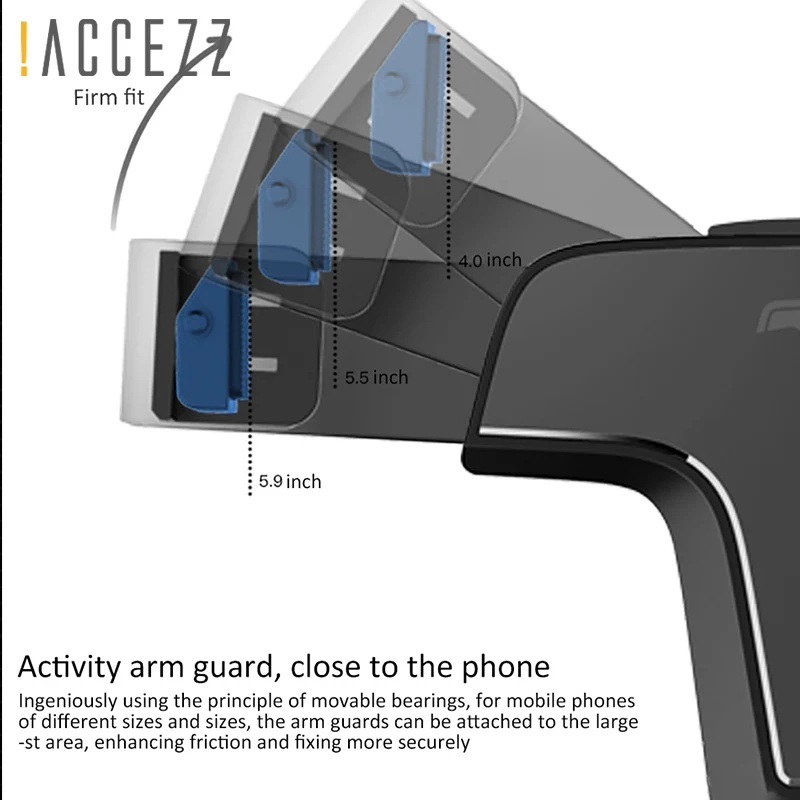 ! ACCEZZ 360 крепление на вентиляционное отверстие для Huawei P20 iPhone 8 7 6 6s Plus Xiaomi 5 Samsung S8 S9