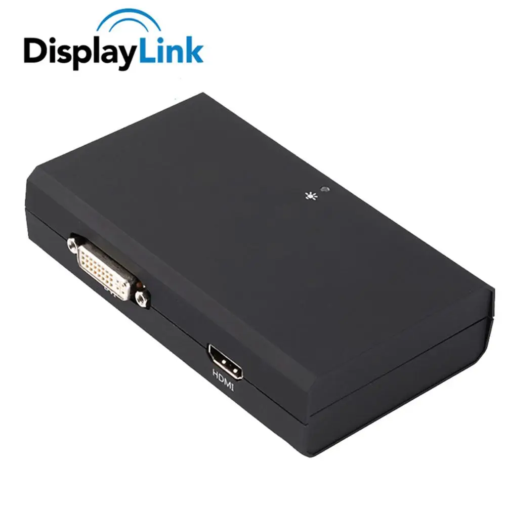 Преобразователь USB 3 0 HDMI DVI 2 в 1 видеоадаптер Displaylink IC с кабелем для macbook pro и air win