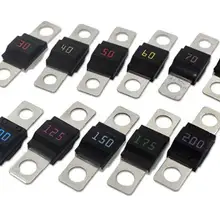 Винт Тип плавкие вставки Автомобильные предохранители большой Размеры держатель предохранителя 30A 40A 50A 100A 125A 150A 175A 200A