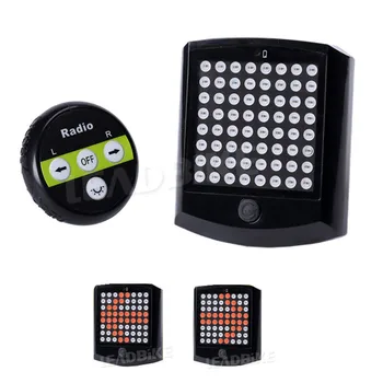 

Leadbike 2018 64 LED Bicycle Rear Tail Light With Wireless Remote Control Bike Turn Signals Safety Warning Light Night Riding