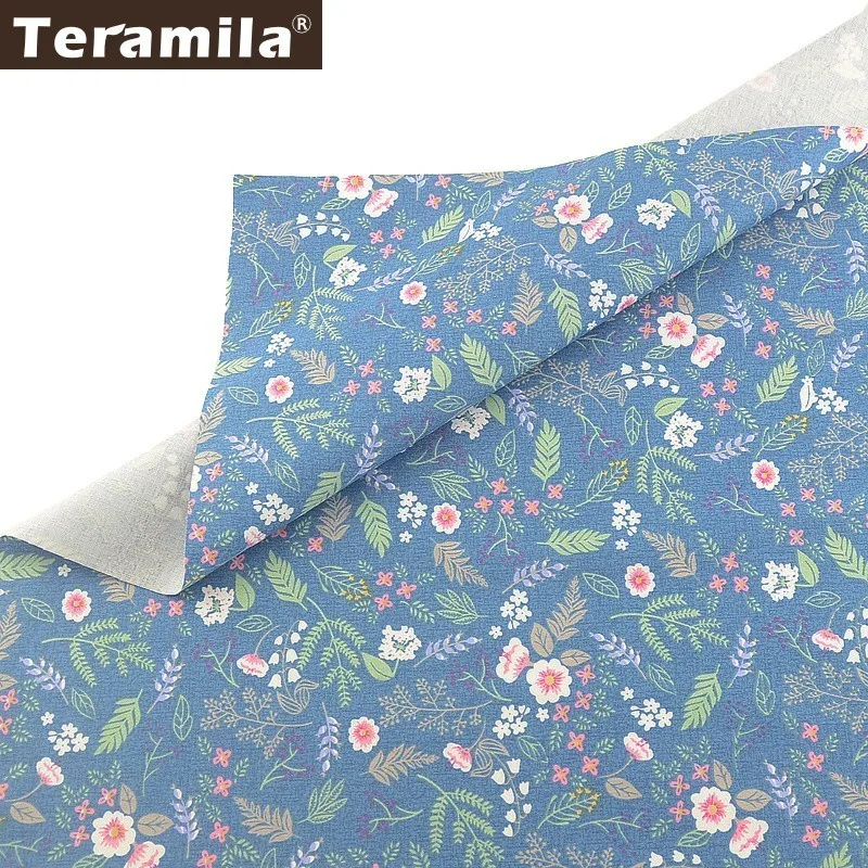 Teramila 100% хлопок ткани метр цветы Telas Algodon Анкара ткань DIY лоскутное платье одеяло