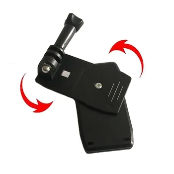 

For Gopro Accessories 360 Degree Quick Release Rotary Backpack Strap Clip Fast Clamp Mount For GoPro 5 4 3 Xiaomi Yi SJCAM Cam
