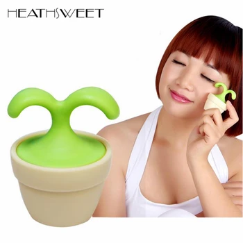 

Healthsweet Cute Potted Plant Shaped Flower Pot Desk Decor Roller Massager Ball Slimming Massager Massageador Scraping Lymphatic