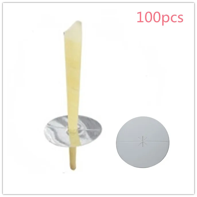 

100pcs Disc Plate For Ear Candling For Ear Care Pure Beeswax Candle Thermo Auricular Therapy Straight Style