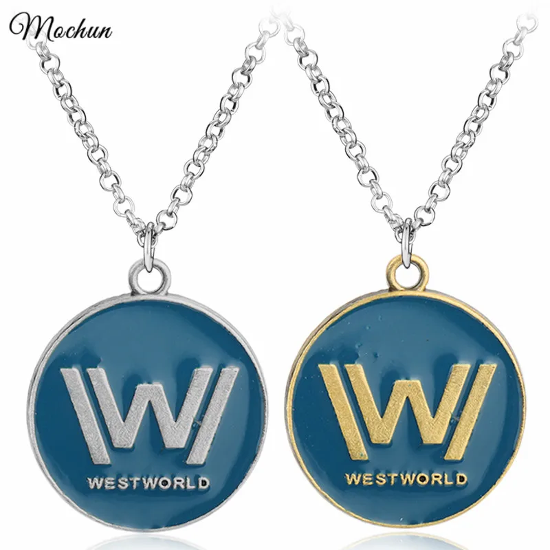 

MQCHUN HBO Serial Westworld Fashion Alloy Pendant Necklace For Men Women 2 Colors
