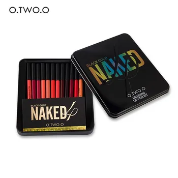 

O.TWO.O Brand 12pcs/Set Matte Lip Liner Pencil Makeup Set Waterproof Long-lasting Matte Lipsticks Persistent Nude Lip Pencil Kit