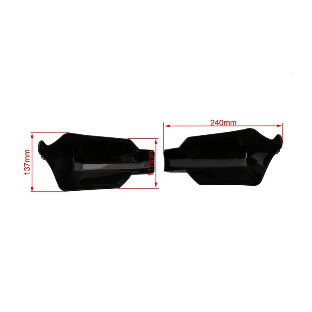 2 Pcs Motorcycle Hand Guard Handle Protector Shield For 7/8' Handlebar Motorbike Motocross Scooter ATV Etc Windproof  HandGuards