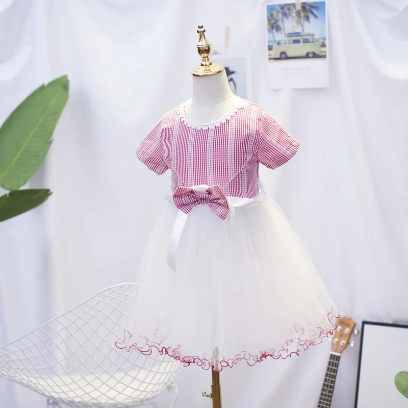 

2019 Infantis Menina Girls Summer Princess Ruffle Costumes Party Dresses Children Clothing For Girl Christmas Birthday Dress