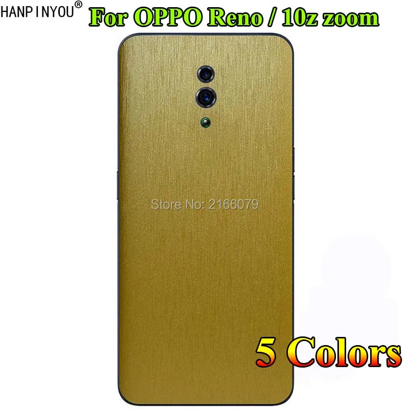

For OPPO Reno 10x zoom Find X K3 K1 RX17 Neo Back Brushed Metal Decal Skin Phone Protective Film Wire Drawing Sticker Film