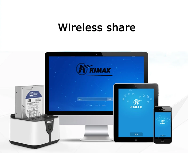2.5 3.5 USB 3.0 to SATA HDD Docking Station with 300mbps wifi router function hdd box hard drive disk enclosure (4)