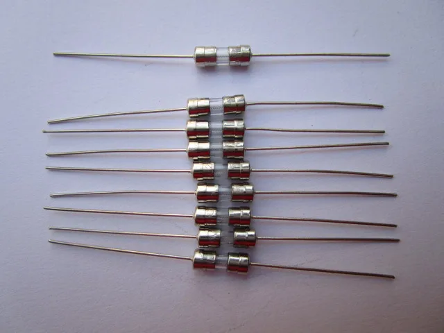 

3.6x10mm T10A Slow Bow Miniature Glass fuses with Fine wire 2400 pcs per Lot