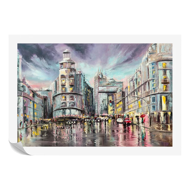 peinture sur toile urbain