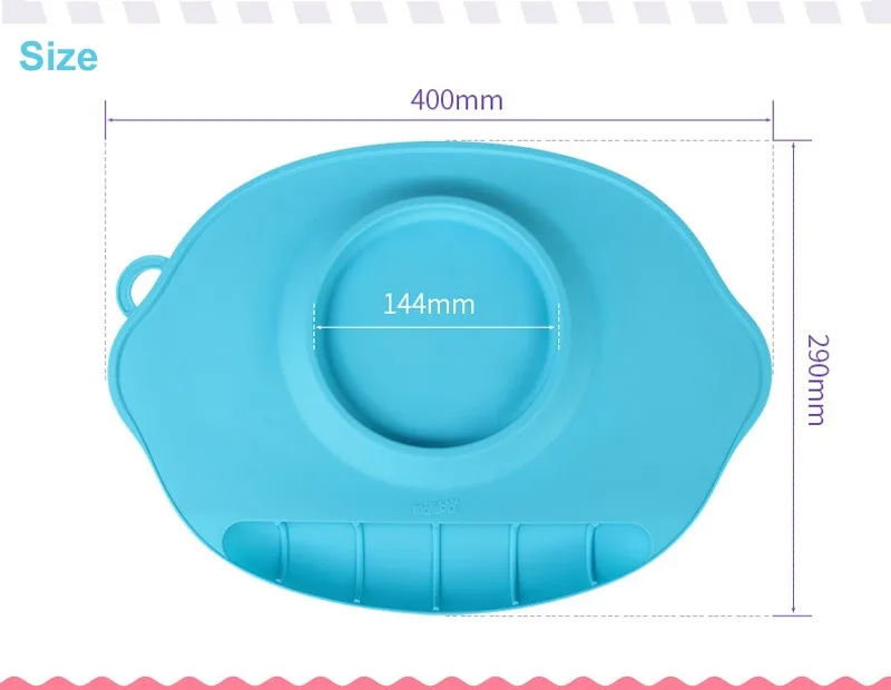 2016 Non-Slip Tray Baby Table Topper Mat Waterproof Silicone Pad Infant Dinner Portable Placemat - Baby Feeding Baby Place Mat 03