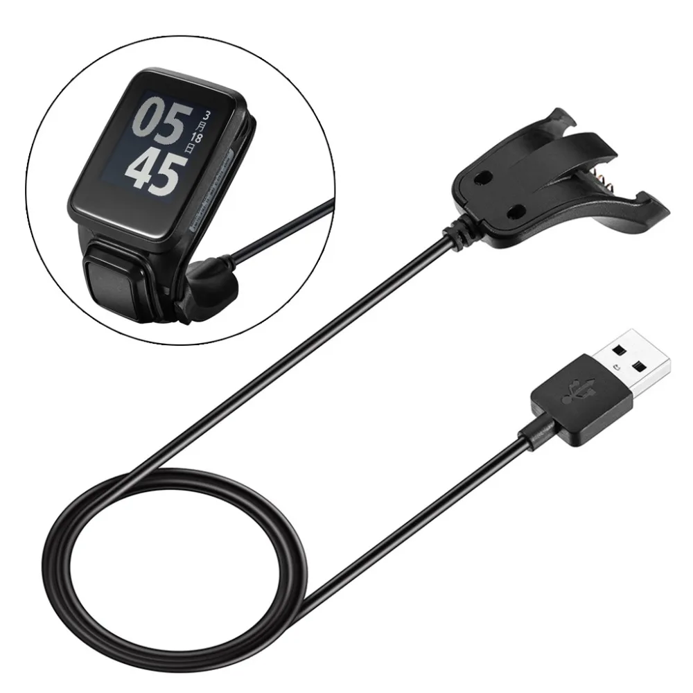 Зарядный шнур для смарт часов TomTom Adventurer Golfer2 Runer2/3 Spark Spark3|usb usb cord|smart watch charging cablecable |