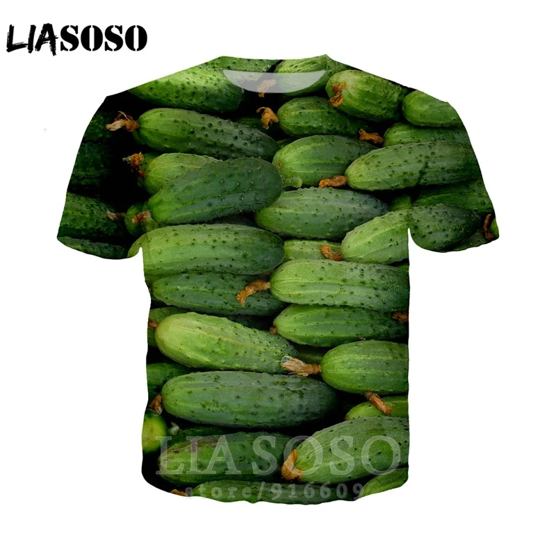 

Anime t-shirt women Harajuku tshirt Vegetable Cucumber homme vest hoody 3D Print streetswear T shirt/Hoodies/Sweatshirt men A32