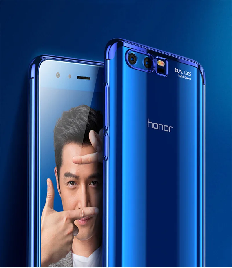 NFH прозрачный силиконовый чехол-бампер для huawei Honor 9 Honor 9 Lite с защитой от царапин, мягкий ТПУ чехол для Honor 9