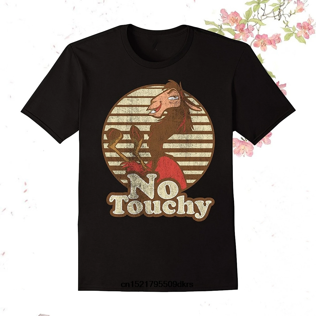 Мужская футболка Emperor New Groove Kuzco лама No Touchy Fashion Comfortsoft забавная новинка женская |