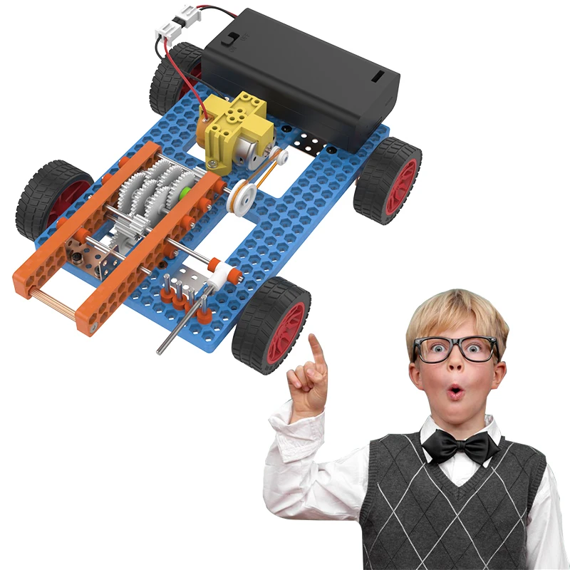 STEM Kids Toy School Science Toy DIY F1 Gearbox  Children Educational Science Toys Kit Learning Education Toys for Children