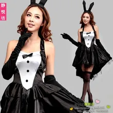 Women’s Dress Cosplay Bunny Girl BUNNY CUSTOMES Uniform Temptation Sexy Uniforms Swallow-Tailed Coat Costume