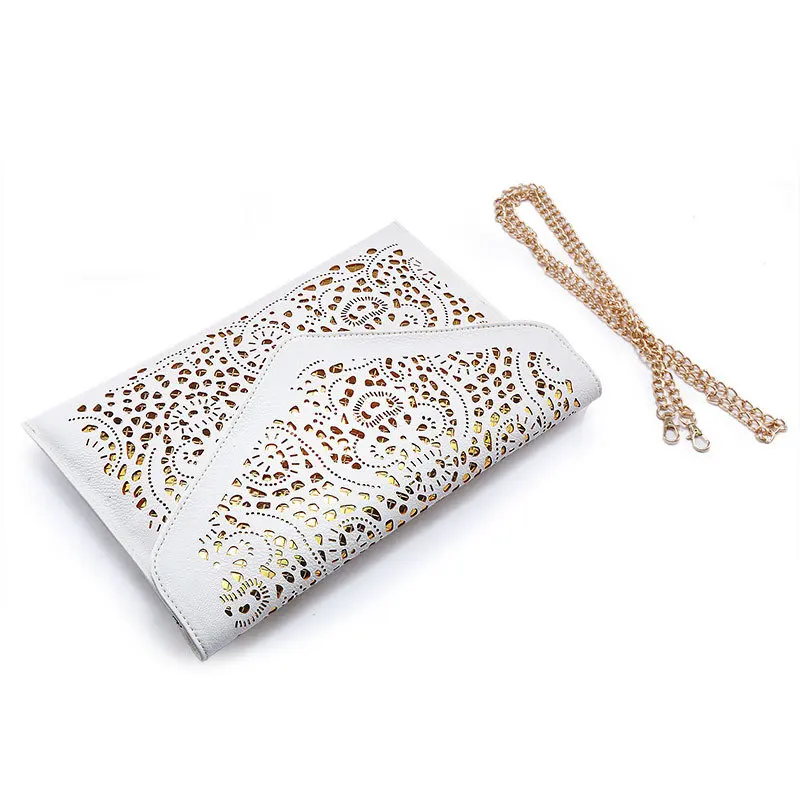 أزياء النساء crossbody رفرف حقائب الكتف حقيبة صغيرة مخلب أكياس الإناث 2018 المرأة البيضاء حزب قابض حقيبة