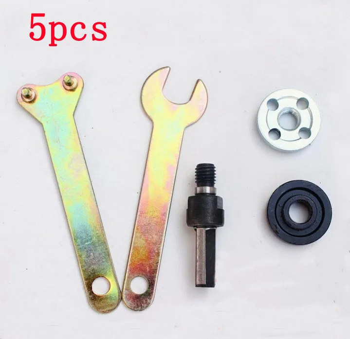 

5pcs in 1 Set Accessories for Function Tools Electric Drill Change to Angle Grinder Cutter