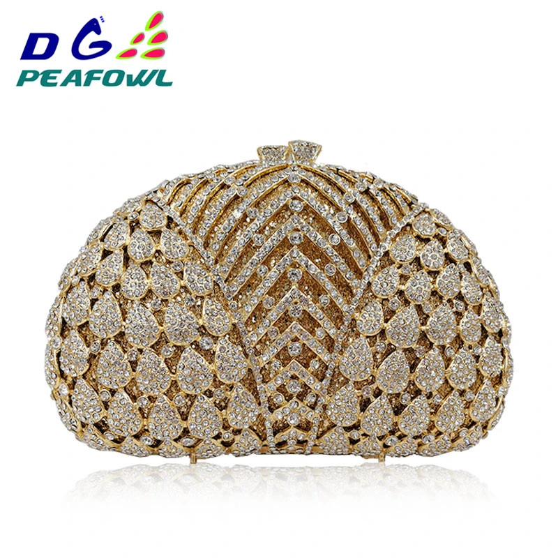 silver diamond clutch bag