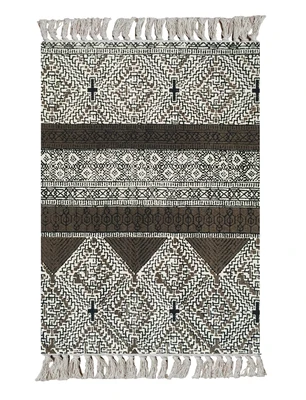 Collalily хлопок ручной работы ковер геометрический индийский плед полосатый современный Богемия современный дизайн Йога килим нордический - Цвет: Пурпурный