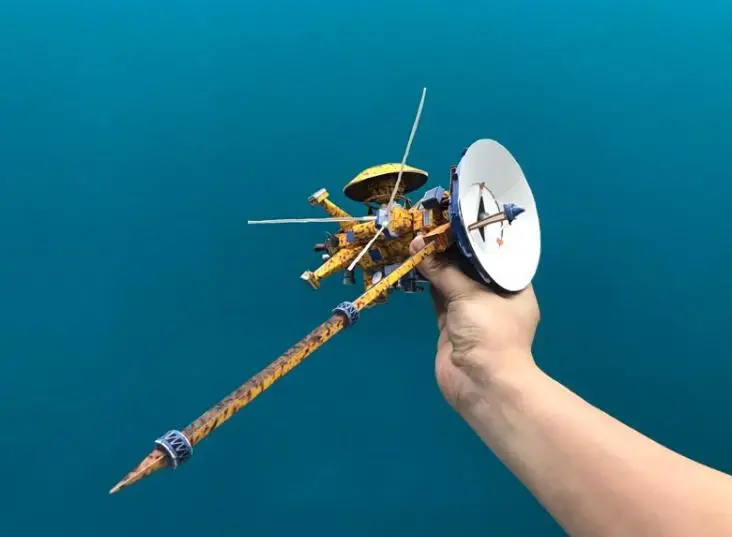 

High quality Cassini Huygens mission, space satellite 3D Paper model kit