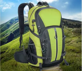 

NoEnName Outdoor Camping Wear Resistant 40L Backpack Mountaineering Hunting Travel Backpack Big Capacity Waterproof Sports Bag