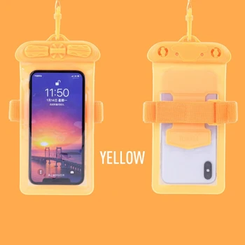 

Swimming Waterproof Bag Mobile Phone Armbands Bag Touch Screen Cellphones Pouch For Surfing Diving On Beach Sea Use