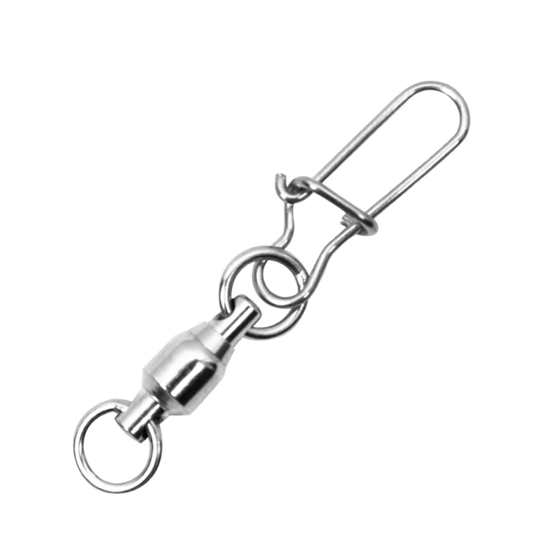 

5PcsTrulinoya High Carbon Steel High Speed Spinning Swivel String Hook 29mm 55lb Pin Connector Bait Lure Fishing Accessories