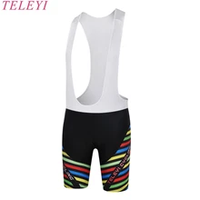 TELEYI брендовые бархатные быстросохнущие УФ женские велотрусы/ новые лайкра Pro Bib велосипедные штаны с 3D гелевой подкладкой
