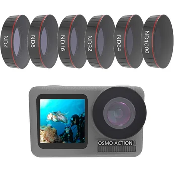 

For Osmo Action Camera Filter PL UV ND 4 8 16 32 64 Neutral Density Filters For DJI Osmo Action Optical Glass Lens Accessory