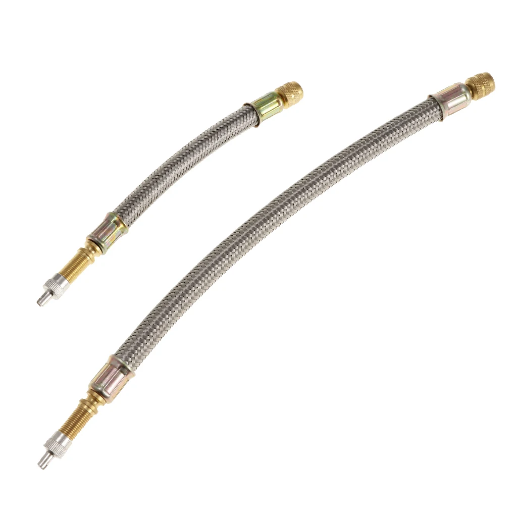 2 Pcs 150mm 250mm Flexible Extension Tire Valve Adaptor for Truck Bus