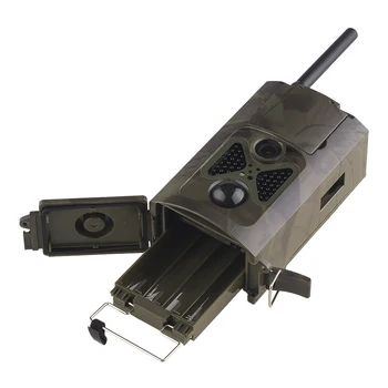 

3G Hunting trail camera MMS GSM with METAL Security Safety box and solar charger 12V