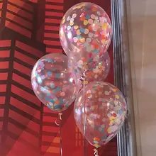 

Sprinkle Confetti Filled Balloons 12" (12 Pack)Confetti Air Balloon Multicolor DIY As Seen on Today Show Gift ribbon PartySupply