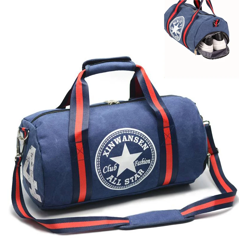 Buy Durable Multifunction Handbag Men Canvas Sport Bag