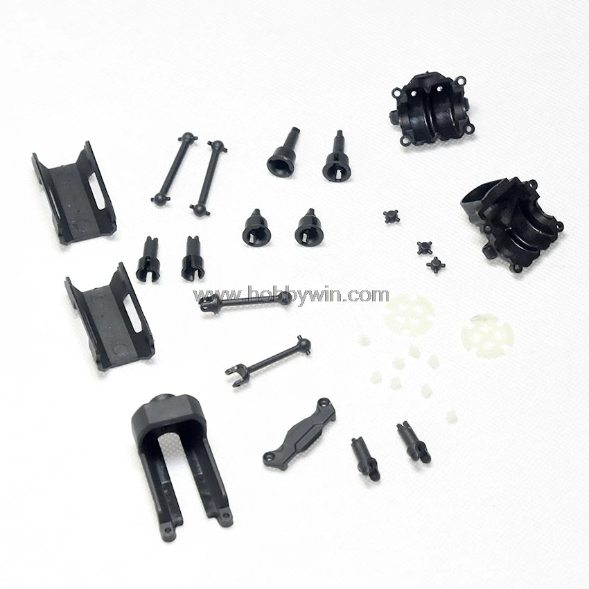 Запчасти HBX 25004R крышка аккумуляторного отсека с креплением двигателя Dogbones Diff.