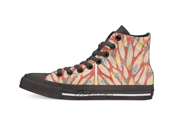 

Fly Away Design breathable Casual High Top lace-up Canvas shoes sneakers