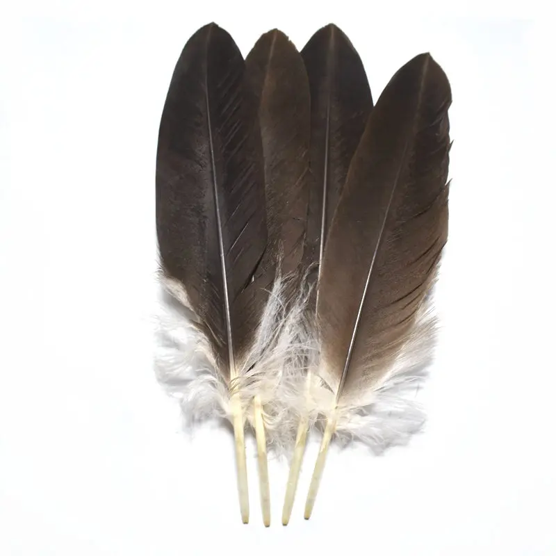 

Top quality 10pcs/lot rare natural Eagle bird Feathers for crafts jewelry making 30-35cm DIY long feathers home Party decorative