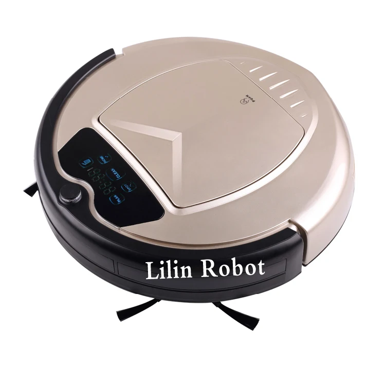 

Robot Vacuum Cleaner,Two Side Brushes,LED Touch Screen.with Tone,HEPA Filter,Schedule,Remote Control, Virtual Blocker,AutoCharge