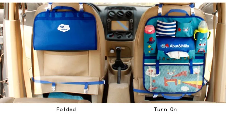 Мультяшная сумка для хранения на заднем сидении автомобиля, органайзер для автомобиля, детский продукт Varia, аксессуары для салона автомобиля