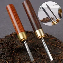 Дерево+ металлическая игла для чая пуэр Бар столовые приборы Профессиональный Торт мундштук для саксофона, сандаловое дерево, черное дерево кухонный инструмент