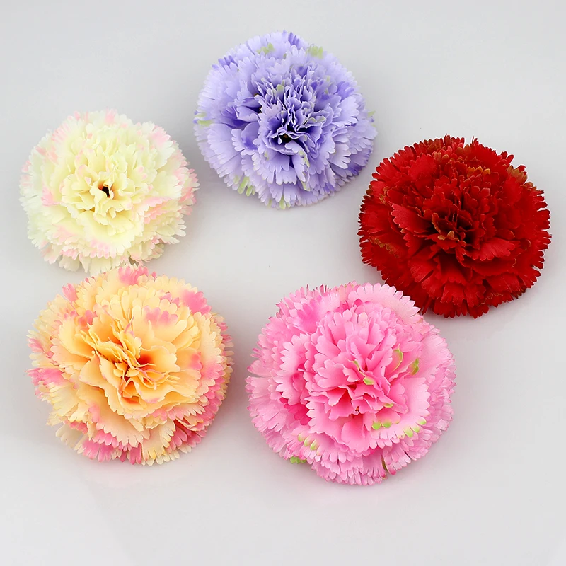 Buy 8cm Artificial carnation flower head /Artificial