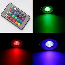 3W 200-250LM светодиодный RGB потолочный светильник Светодиодный точечный светильник с пультом дистанционного управления настенный светильник(85-265 V