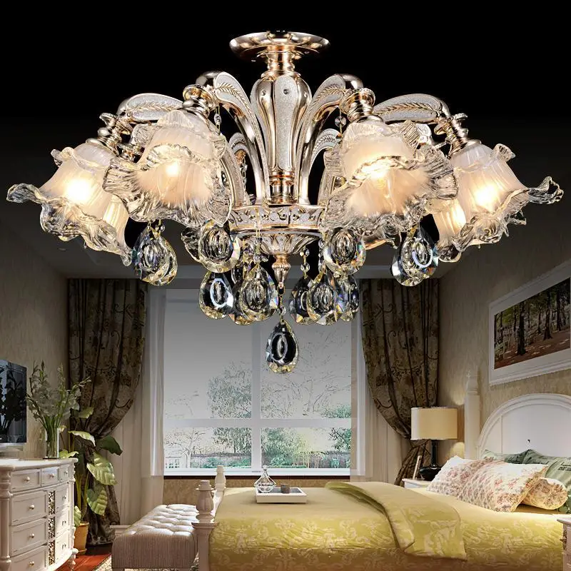 Buy Home Gold glass Ceiling light fixtures Led Luminaria for dining room