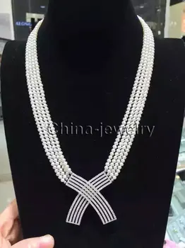 

Free Shipping ***17-20" 6mm 100% natural white freshwater pearl necklace -GP clasp